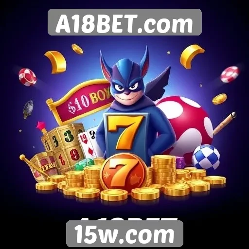 Variedade de jogos disponíveis em A18BET.com